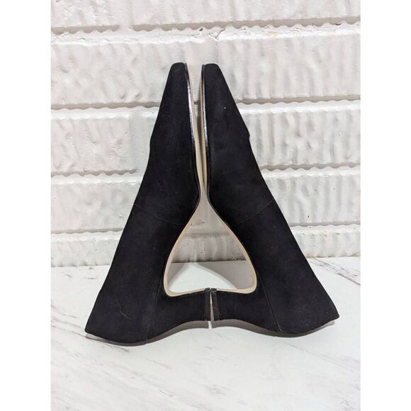 Enzo Angiolini Women's Black Solid Suede Pointed Toe Slip-On Pump Size 9.5M NWT - Picture 8 of 10